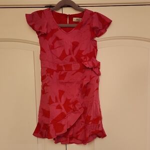 Vineyard Vines Pink Ruffle Kids Dress